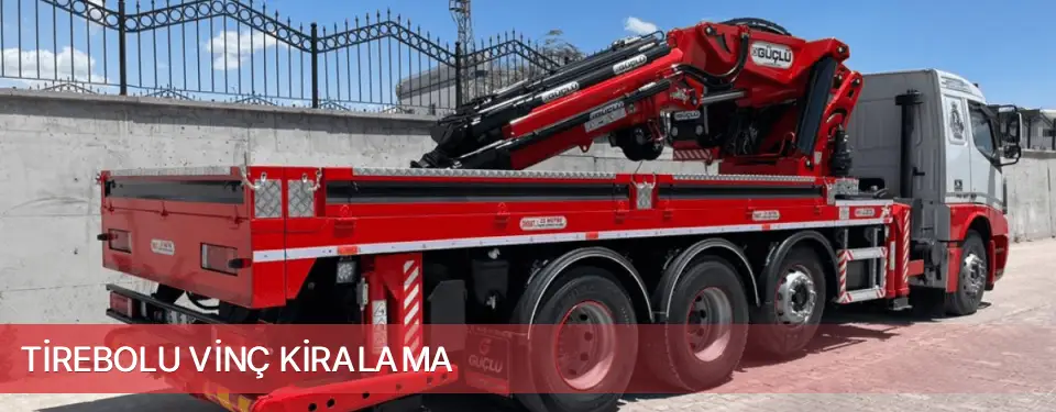 Tirebolu İlçemi Vinç Kiralama